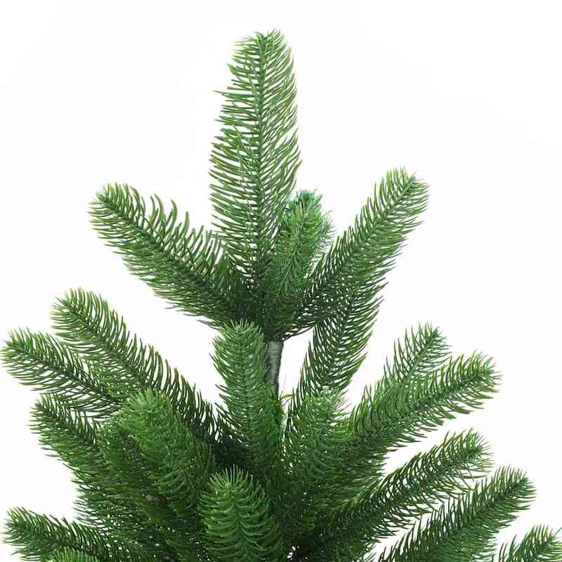 Extra Tall 180cm/6ft Artificial Christmas Tree with Realistic Needles - Extra Wide Base (40cm) & Sturdy PE/Polyethylene & Steel Construction - Heavy-Duty Floor Tree for Large Spaces, Indoor/ Use - Easy Assembly, 700-Branches,