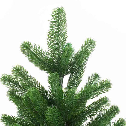 Extra Tall 180cm/6ft Artificial Christmas Tree with Realistic Needles - Extra Wide Base (40cm) & Sturdy PE/Polyethylene & Steel Construction - Heavy-Duty Floor Tree for Large Spaces, Indoor/ Use - Easy Assembly, 700-Branches,