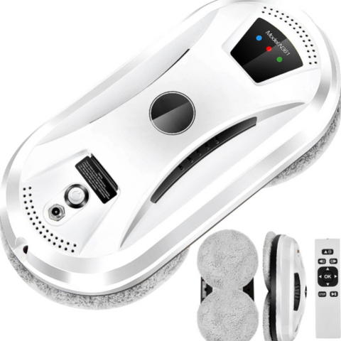 Robot glazenwasser - Raamrobot - Elektrische glazenwasser - Raamreiniger - Ruitreiniger - Wit - Intelligente Ramenwasser