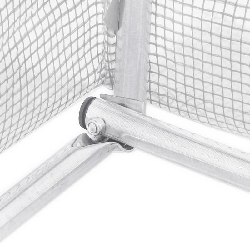 Kweekkas – Serre – Plantenkas – Groentekas – Tuinkas – Wit Stalen Frame – 8 m² Oppervlakte – 4x2x2 Meter Groot