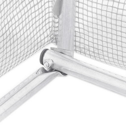 Kweekkas – Serre – Plantenkas – Groentekas – Tuinkas – Wit Stalen Frame – 8 m² Oppervlakte – 4x2x2 Meter Groot