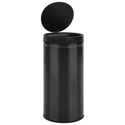 Automatische Prullenbak – Afvalbak – Sensorbak – Touchless Prullenbak – Smart Bin – Zwart – 70 Liter Inhoud – Carbon Staal & ABS