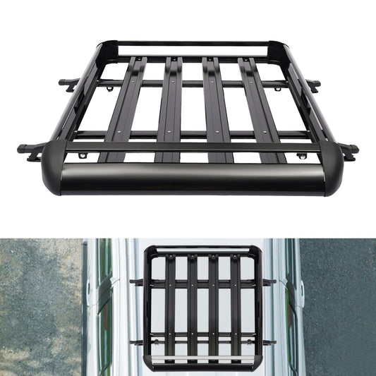Dakdrager – Dakrek – Dakkofferdrager – Bagagedrager – Autodakdrager – Stevig Aluminium – 127 cm Lengte – 68 kg Draagvermogen