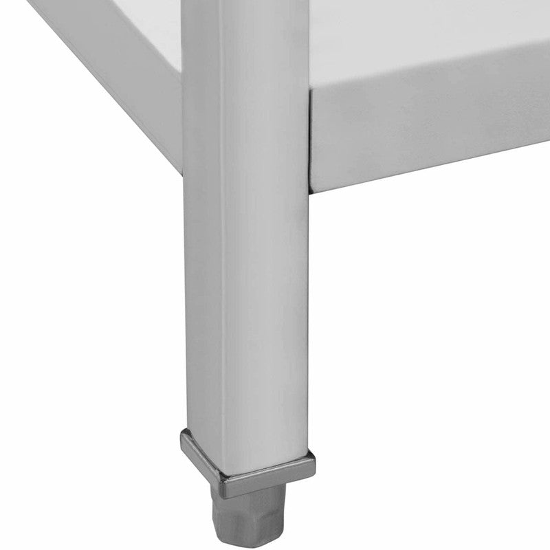 RVS Werktafel – Roestvrijstalen Tafel – Keukenwerkbank – Professionele Werkbank – Werkblad Met Lades – 150 x 60 cm – Draagkracht 295 kg