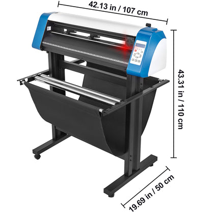 Vinyl Snijplotter – Snijmachine – Contourplotter – Stickerprinter – Labelsnijder – Geïntegreerde Optische Sensor – Snijbreedte 78 cm – Variant 119