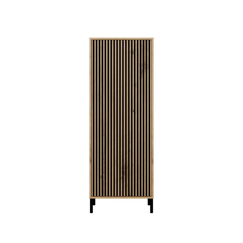 Keukenkastdeurtje – Kastdeurtje – Keukendeur – Meubeldeur – Kastdeur – Lamellen Front Met Golfpatroon – TIP-ON Systeem – Laminated Hout