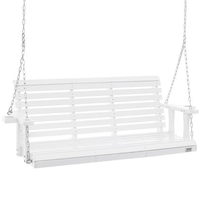Houten Schommelbank – Tuinbank Schommel – Veranda Schommelbank – Buitenbank – Schommelstoel – Draagkracht 400 kg – Weerbestendig met PU Coating