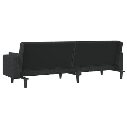 Slaapbank – Slaapstoel – Bedbank – Logeerbed – Futonbank – Crème Kleur – 2-Persoons – Met Stof Bekleding – Met Stevig Metalen Onderstel