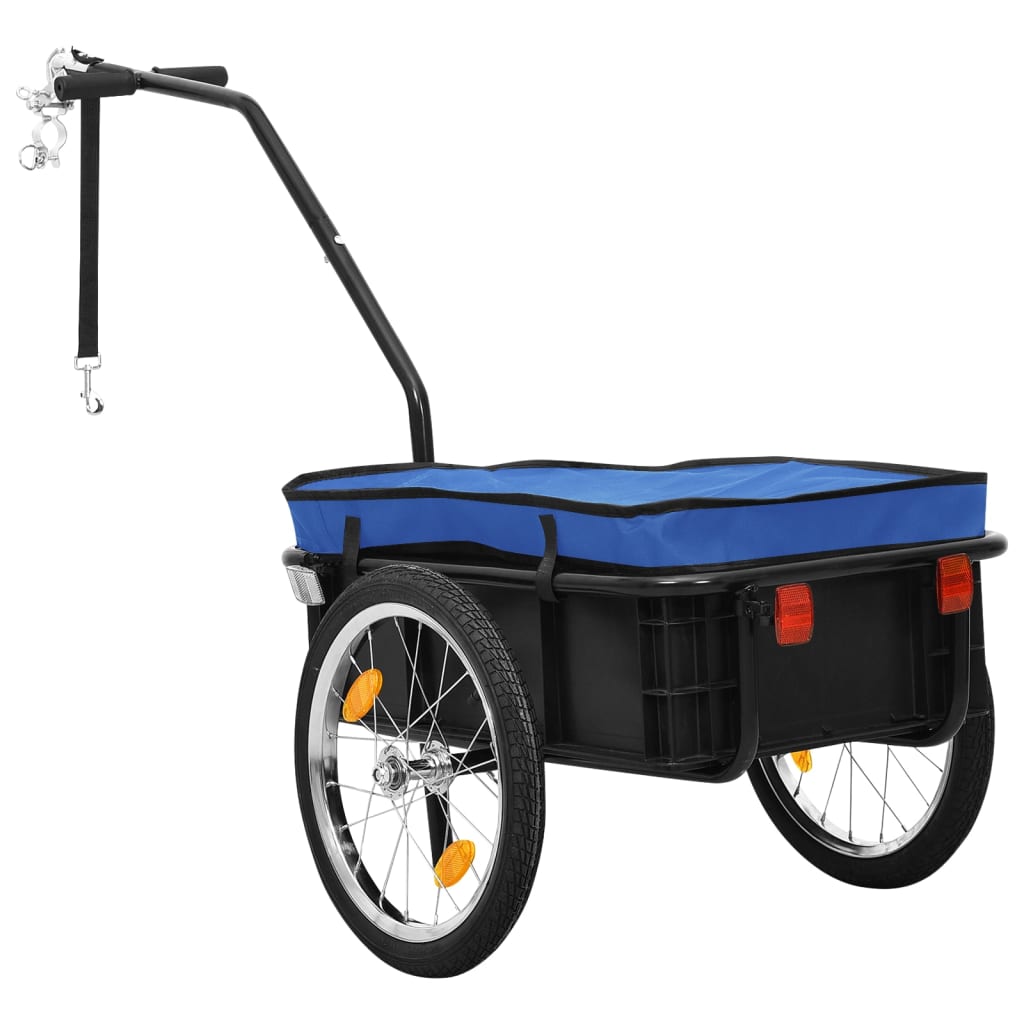 Fietskar – Fietstrailer – Bagagekar – Transportkar – Handwagen – Draagvermogen 50 kg – Stevig Metalen Frame