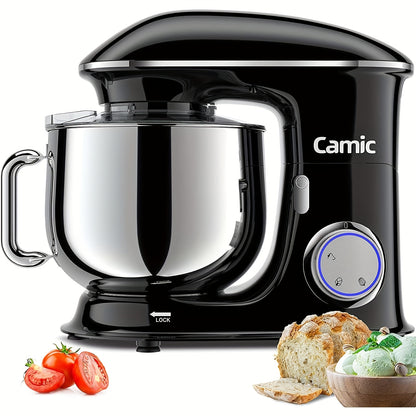 Standmixer – Keukenmixer – Deegmixer – Mengmachine – Elektrische Mixer – Zwart – 1500W Krachtige Motor – 8 Liter Grote Mengkom
