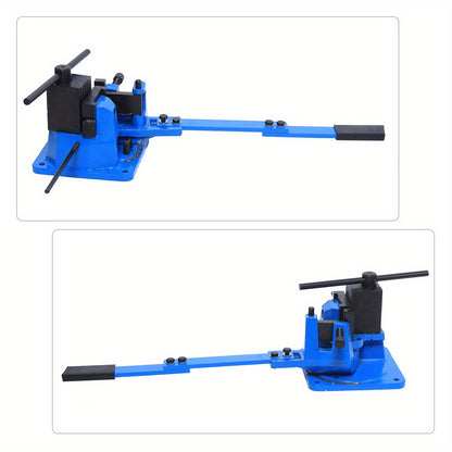 Heavy-Duty Manual Tube Bender with Adjustable 0-180° Bending Angle, 1/4"-1" Pipe Capacity & 4-Position Clamping System - Heavy-Duty Steel Construction, Ergonomic Lever Mechanism for Precision Pipe Bending (No Folding) - Idea