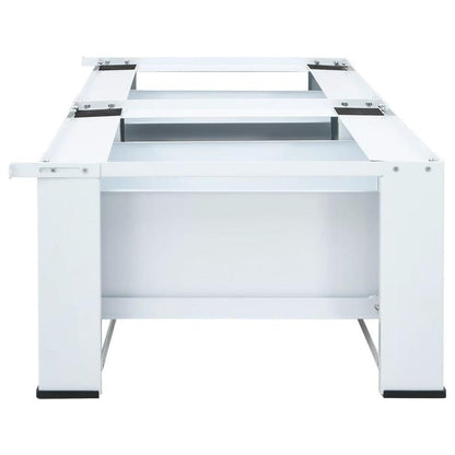 Wasmachine Onderkast – Wasmachine Onderstel – Wasmachine Plint – Wasmachine Sokkel – Wasmachine Basis – Dubbele Wasmachine Onderkast – Stevig Kunststof – Verstelbare Voeten