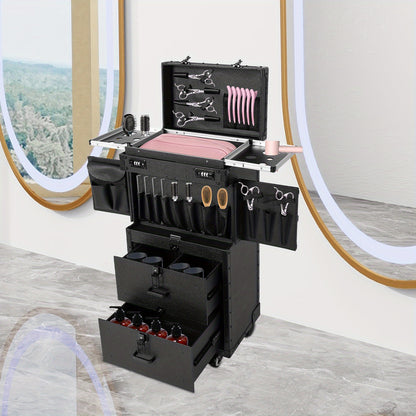 Hairdressing Tool Kit Salon Hairdressing storage cabinet, For Storing Hair Clips, Hair Dryers, Straighteners, And Other Hairdressing Tools, Or For Storing Jewelry, Toiletries, Shaving Tools, Etc