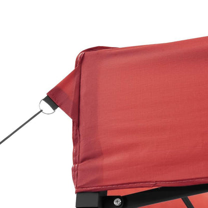 Partytent inklapbaar pop-up 440x292x315cm bordeauxrood