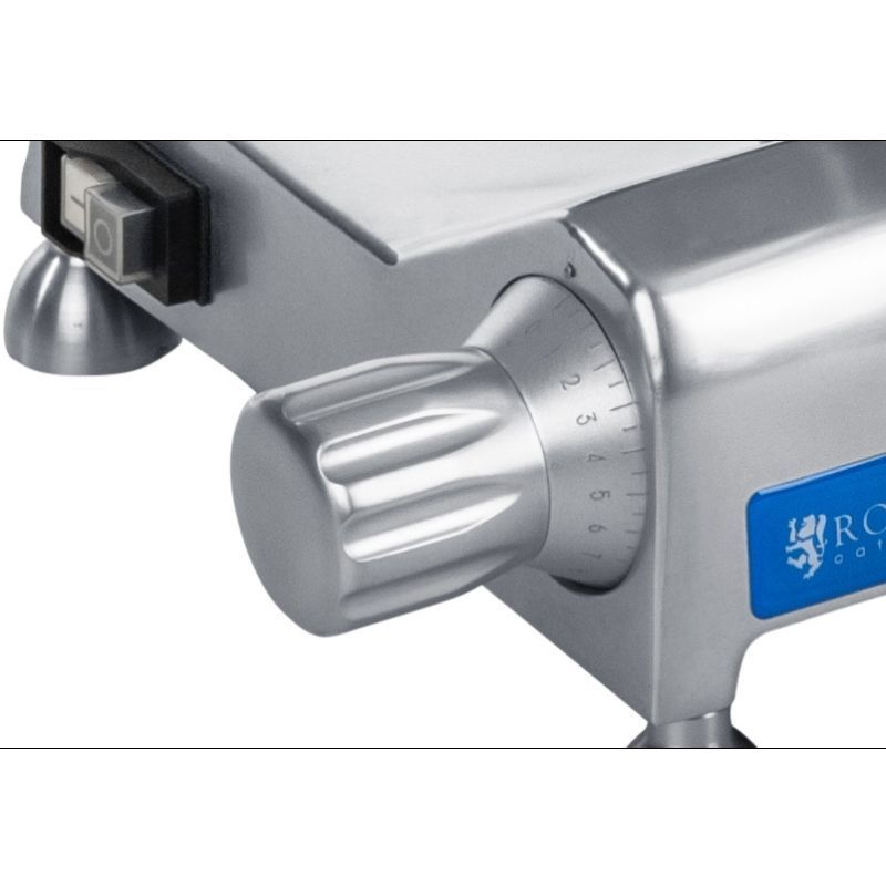 Elektrische Snijmachine – Vleeswaren Snijder – Kaassnijder – Deli Snijder – Professionele Snijder – 250 mm Mes – Instelbare Snijdikte Tot 12 mm
