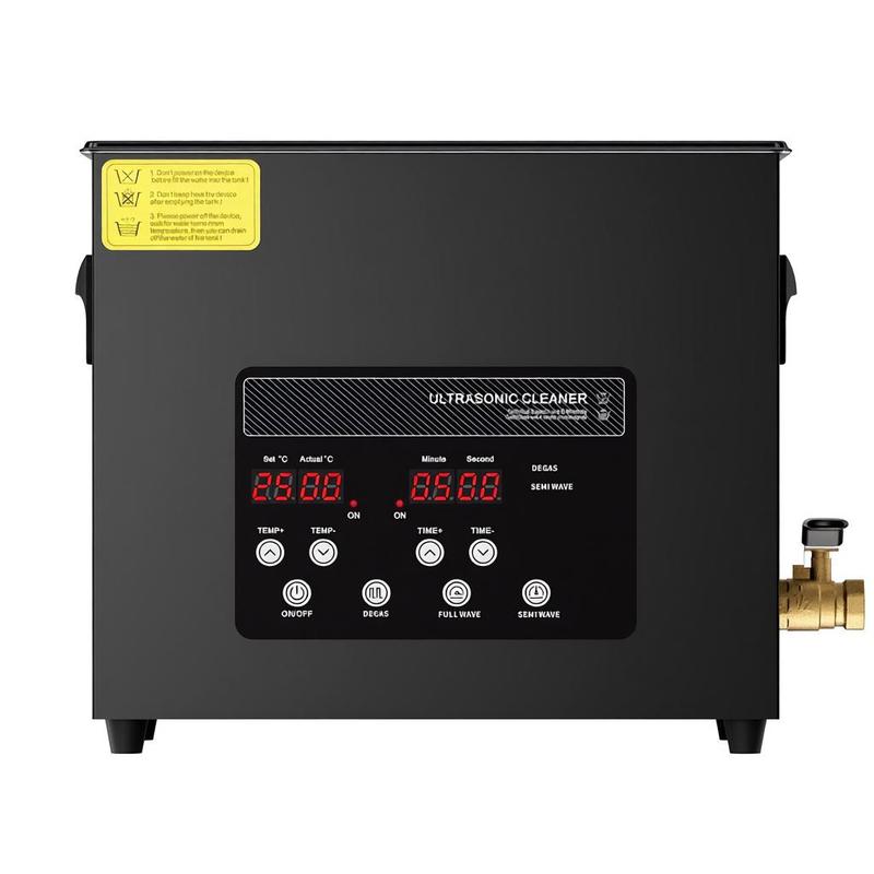 6L Ultrasonic Cleaner 180W Digital Ultrasonic Cleaner with Gentle Mode And Improved Degassing, 40Khz Industrial Jewelry Cleaner with Heating And Timer, for Glasses And Watches