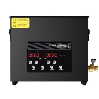 6L Ultrasonic Cleaner 180W Digital Ultrasonic Cleaner with Gentle Mode And Improved Degassing, 40Khz Industrial Jewelry Cleaner with Heating And Timer, for Glasses And Watches