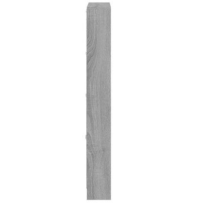 Schoenenkast – Schoenenrek – Schoenopberger – Schoenmeubel – Schoenhouder – Grijs Sonoma – Ruimtebesparend Ontwerp – Houtcomposiet & Hardhout