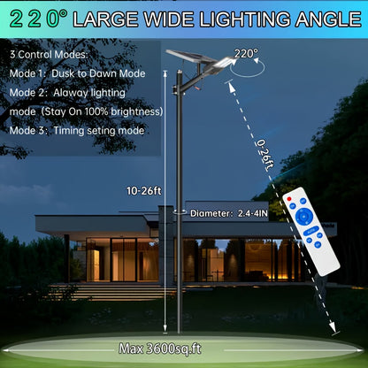Zonnepaneel Buitenlamp – Solar Tuinverlichting – Bewegingssensor Muurlicht – Solar Floodlight Parkeerplaats – 2 Zonnepanelen – Hoge Lichtopbrengst