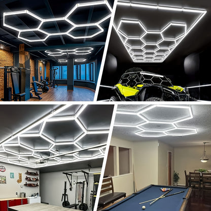 Garageverlichting – LED Garagelamp – Werkplaatsverlichting – Magazijnverlichting – Plafondlamp – Superhelder Natuurlijk Wit Licht – 20W PC Behuizing