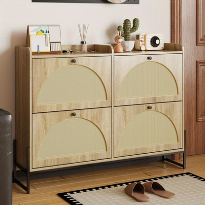 Schoenenkast – Schoenopberger – Schoenenrek – Schoenmeubel – Schoenenschuifkast – Verstelbare Kleppen Met Demper – Smal Ruimtebesparend Design