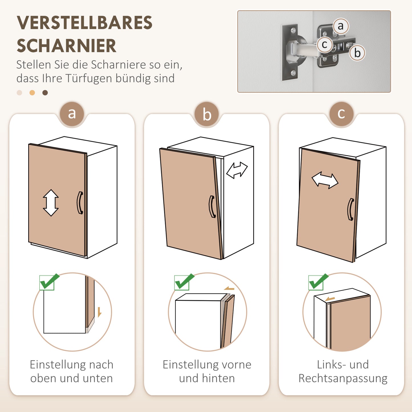 Keukenkast – Buffetkast – Opbergkast – Ladekast – Voorraadkast – Wit – 3 Lades & 3 Planken – Compact 89x39,5x168 cm