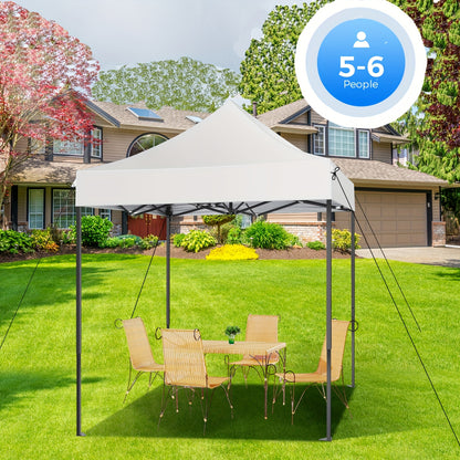 2×2m Pop Up Tent, Folding Gazebo, No Side Walls, With Portable Bag, Easy To Set Up, Height Adjustable, Small Volume For Easy Carrying, Oxford Cloth, Commercial Canopy, Suitable For Camping, Market Stalls, Parties, Beaches, C