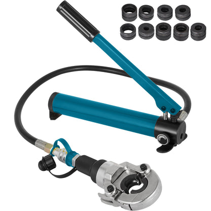 Pijptang – Pijpenbuiger – Krimptang – Buisklem – Persklem – Hydraulische perskracht 6 ton – V- en TH-vormige bekken 12-32 mm