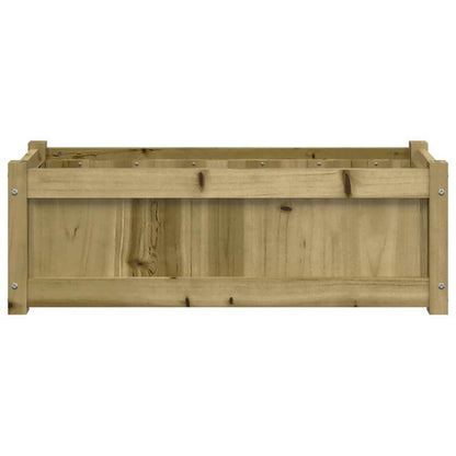 Bloemenrek – Plantenrek – Bloemenhouder – Plantenhouder – Houtrek Marrone – Geïmpregneerd Dennenhout – Weerbestendig – Set van 2 Stuks
