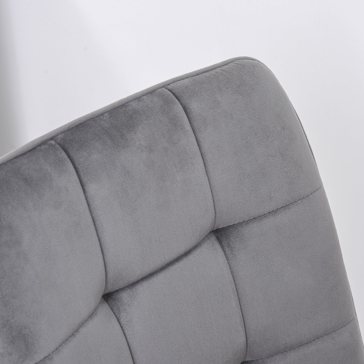 Eetkamerstoel – Kuipstoel – Keukenstoel – Stoel – Set van 2 – Velvet Bekleding – Metalen Onderstel – Hoog Comfort – Draagvermogen 120 kg