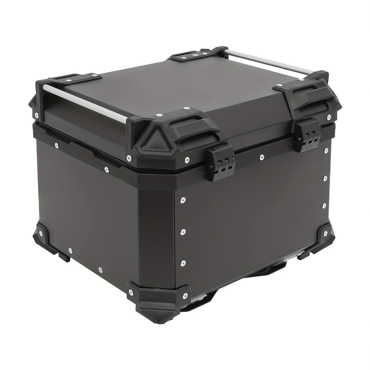 Motor Topkoffer – Motor Bagagebox – Motor Achterkoffer – Motor Koffer – Motor Trunk – 45L Ruime Inhoud – Waterdicht Aluminium Zwart