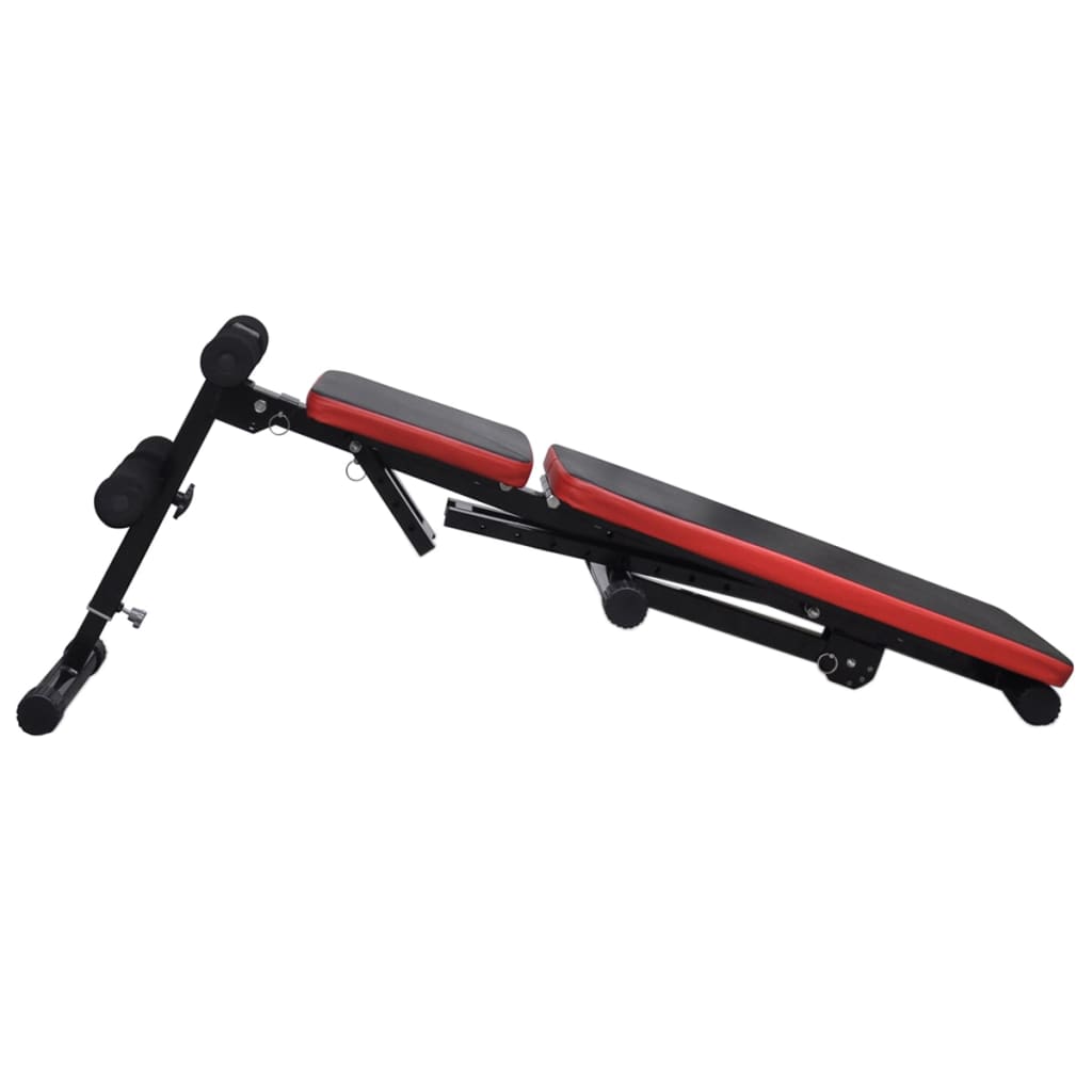 Multifunctionele Trainingsbank – Fitnessbank – Krachtbank – Dumbbellbank – Gewichtbank – Verstelbare Rugleuning – Dumbbells 30,5 kg – Robuust Stalen Frame – Comfortabele Bekleding – Zwart
