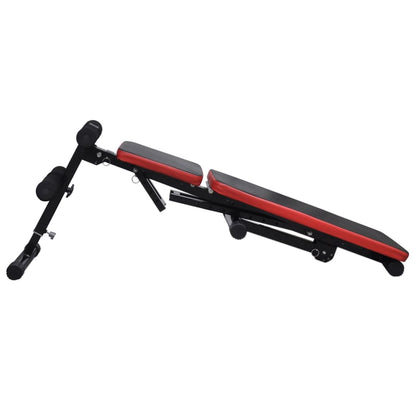 Multifunctionele Trainingsbank – Fitnessbank – Krachtbank – Dumbbellbank – Gewichtbank – Verstelbare Rugleuning – Dumbbells 30,5 kg – Robuust Stalen Frame – Comfortabele Bekleding – Zwart