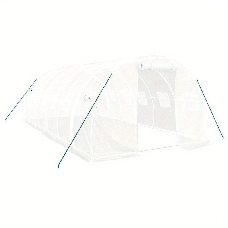 Tuinkas – Kweekkas – Groentekas – Plantenkas – Kas Voor Moestuin – Wit – 18 m² – Weerbestendig Stalen Frame