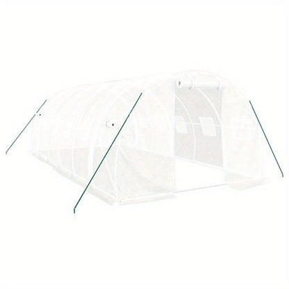 Tuinkas – Kweekkas – Groentekas – Plantenkas – Kas Voor Moestuin – Wit – 18 m² – Weerbestendig Stalen Frame