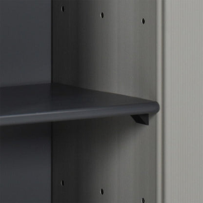 Tuinkast – Tuinkist – Tuinberging – Opbergkast – Buitenopslag – Roestvrij Staal – 1 Verstelbare Plank – 35x40x85 cm – Weerbestendig