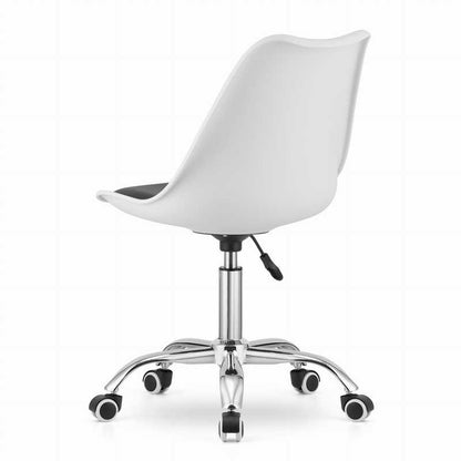 Draaistoel – Bureaustoel – Gamingstoel – Kinderstoel – Eetkamerstoel – 360° Draaibaar – Verstelbare Zithoogte 45-59 cm – Eco-Leren Kussen
