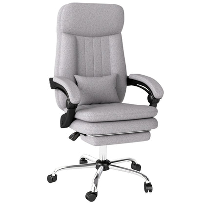 Bureaustoel – Kantoorstoel – Gamestoel – Werkstoel – Drehstuhl – Met Voetensteun – Ergonomische Hoge Rugleuning – Verstelbare Hoogte