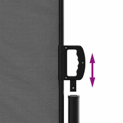 Zijscherm – Uittrekbaar Scherm – Windscherm – Tuinscherm – Balkonscherm – 160x600 cm – Polyester Met Waterafstotende Coating