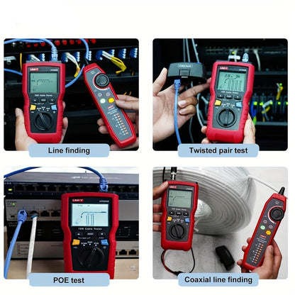 Kabelzoeker – Kabeltester – Netwerktester – Kabelmeter – Kabelscanner – Twee Meetmodi (TDR & OTDR) – USB Oplaadbaar & Anti-Storing