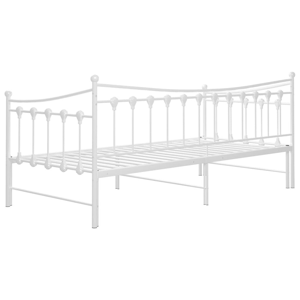 Bedbank – Slaapbank – Sofa Bed – Logeerbed – Uittrekbare Bedbank – Metalen Frame – 90x200 cm – Ruimtebesparend Ontwerp