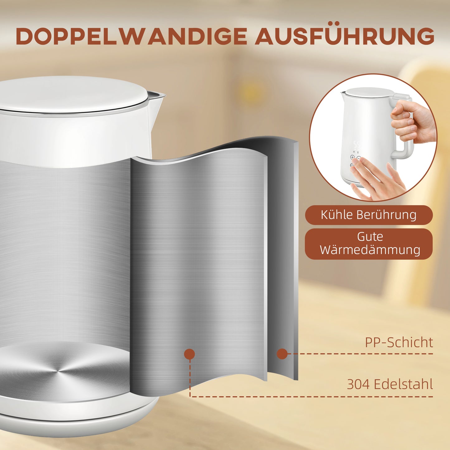 Broodrooster – Toaster – Keukenapparaat – Ontbijttoestel – Tostiapparaat – 7 Bruiningsniveaus – Roestvrijstaal en Kunststof – Snelle Bereiding – Wit