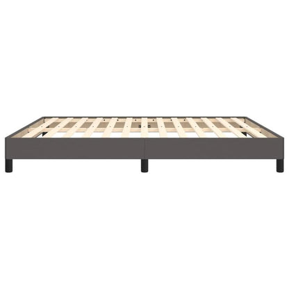 Modern Bed Frame - Heavy-Duty Platform Bed with Removable Headboard, Easy Assembly, Sturdy Wooden Construction, Space-Saving Design for Small Rooms - Ideal for Apartments, Dorms, Studios - Neutral Gray Bedroom Furniture, Dorm