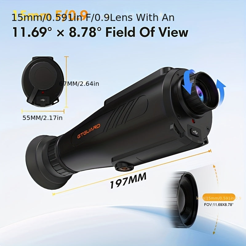 nachtkijker – nachtkijker verrekijker – monoculair – thermal scope – infrarood – 8x digitale zoom – 4000mAh batterij – 384x288 HD resolutie