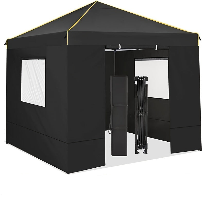 Partytent – Paviljoen – Pop-up Tent – Feesttent – Tuintent – 3x3 m – Aluminium Frame – 4 Afneembare Zijwanden