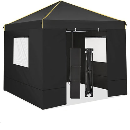 Partytent – Paviljoen – Pop-up Tent – Feesttent – Tuintent – 3x3 m – Aluminium Frame – 4 Afneembare Zijwanden