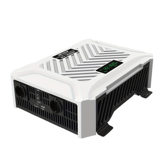 Omvormer – Spanningsomvormer – Stroomomvormer – Inverter – Converter – 3000W Zuivere Sinusgolf – Overbelastingsbeveiliging – Weerbestendige Behuizing