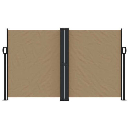 Extendable wind screen 140x1000cm taupe removable temporary outdoor, Vehicle Sun Shade, Sun Blocking Shield, Retractable Design, Fabric Material, Weatherresistant Fabric, Sun Shade Cover, Rv Owners, Camping Enthusiasts