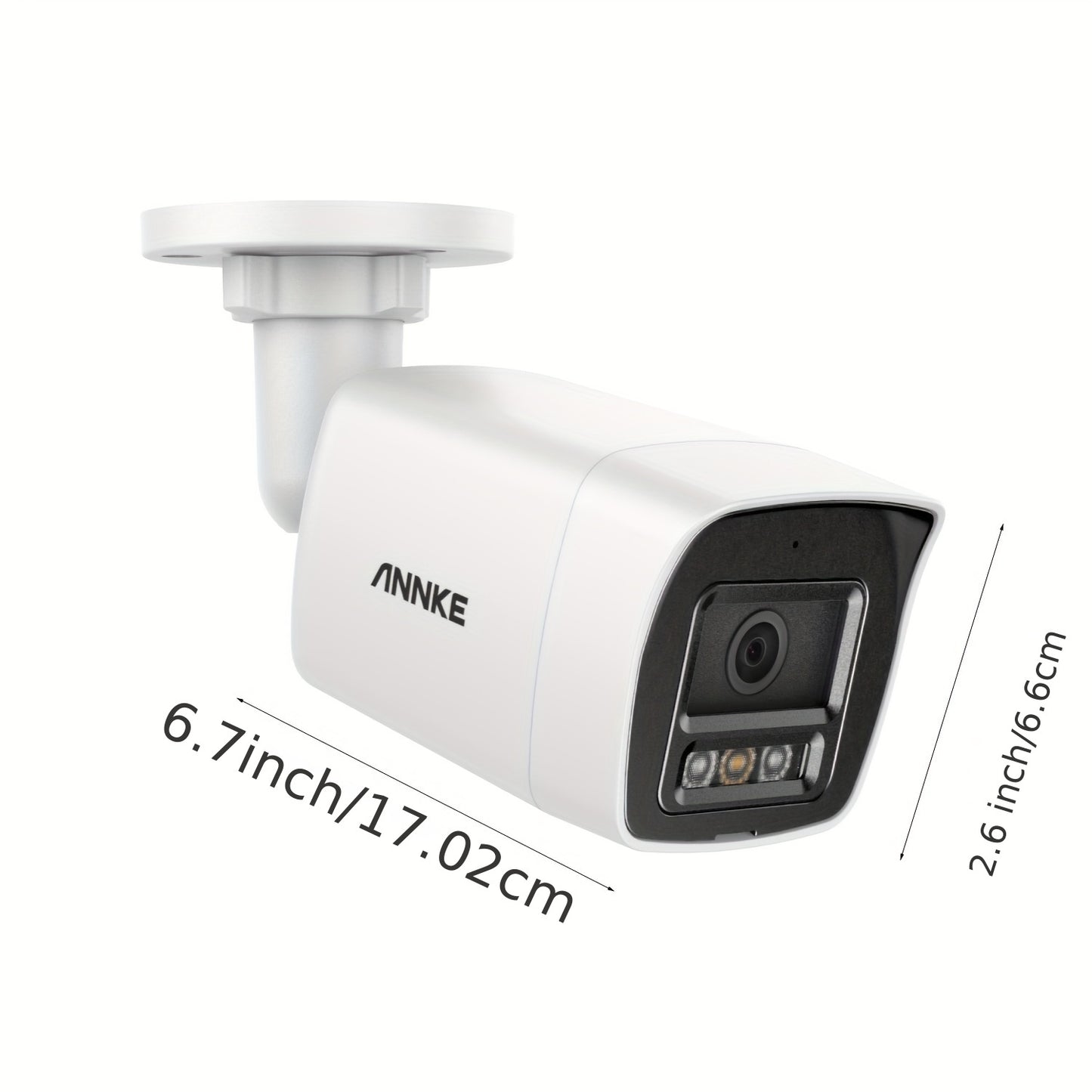 Beveiligingscamera – Bewakingscamera – Buitencamera – IP Camera – Camerabewaking – 12MP Resolutie – Kleurennachtzicht met Dubbele Verlichting