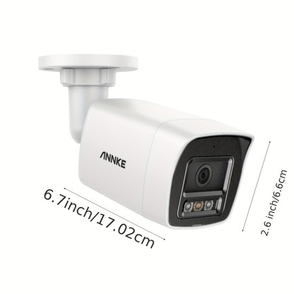 Beveiligingscamera – Bewakingscamera – Buitencamera – IP Camera – Camerabewaking – 12MP Resolutie – Kleurennachtzicht met Dubbele Verlichting